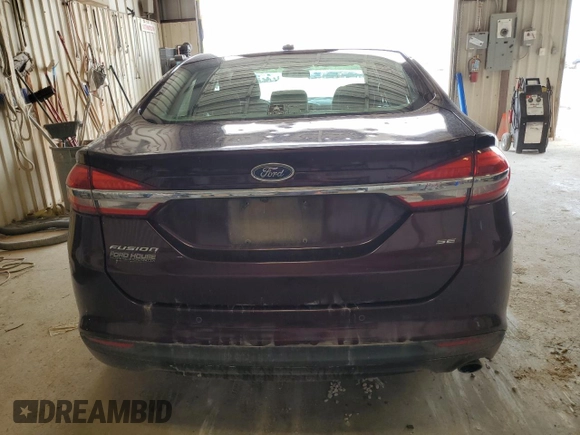 2017 Ford Fusion SE with VIN 3FA6P0H72HR157165, listed as a Copart auction lot 53752325 with 93,607 mi miles and Clean title. Bid and sale history available at DreamBid. Image 6.