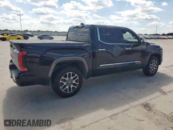 2022 Toyota Tundra 1794 Edition with VIN 5TFMA5DB7NX001779, listed as a Copart auction lot 55788825 with 51,582 mi miles and Salvage title. Bid and sale history available at DreamBid. Image 3.