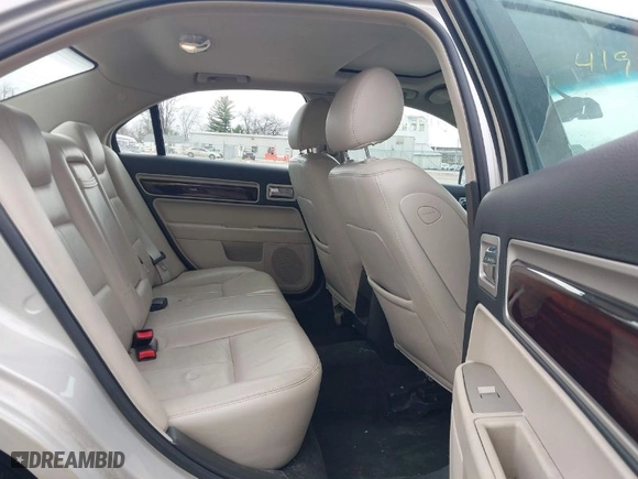 2007 Lincoln MKZ with VIN 3LNHM28T67R620942, listed as a IAAI auction lot 41929687 with 123,508 mi miles. Bid and sale history available at carsss.com. Image 8.