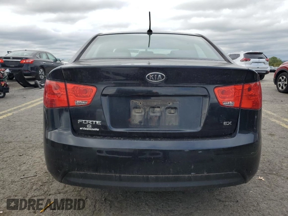 2012 Kia Forte EX with VIN KNAFU4A20C5554620, listed as a Copart auction lot 73827074 with 143,538 mi miles and Salvage Title. Bid and sale history available at carsss.com. Image 6.