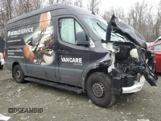 2020 Mercedes-Benz Sprinter with VIN W1W4EBHY1LP210907, listed as a Copart auction lot 83762734 with Not Provided miles and Salvage Title. Bid and sale history available at DreamBid. Image 4.