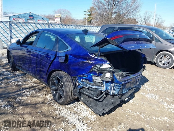 2024 Honda Accord Sport с VIN 1HGCY2F55RA073118, выставлен на аукционе IAAI как лот 41665233 с пробегом 1 069 миль миль и . История ставок и продаж доступна на DreamBid. Изображение 3.