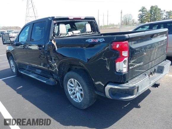 2021 Chevrolet Silverado 1500 LT with VIN 3GCUYDET1MG100713, listed as a IAAI auction lot 41854330 with 92,186 mi miles. Bid and sale history available at carsss.com. Image 3.