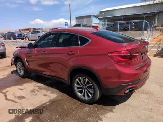 2018 BMW X6 xDrive50i with VIN 5UXKU6C54J0Z66522, listed as a Copart auction lot 50924585 with 49,359 mi miles and Salvage Title. Bid and sale history available at carsss.com. Image 2.