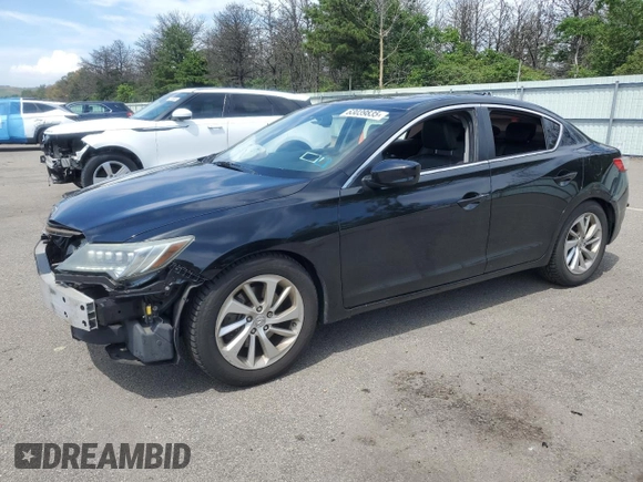 2016 Acura ILX with VIN 19UDE2F35GA025837, listed as a Copart auction lot 63039835 with 128,193 mi miles and Salvage title. Bid and sale history available at DreamBid. Image 1.