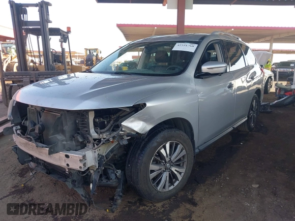 2017 Nissan Pathfinder SV z VIN 5N1DR2MM3HC696441, wystawiony jako IAAI lot #42551768 z przebiegiem 85 578 mil mil oraz . Historia ofert i sprzedaży dostępna na DreamBid. Obrazek 2.