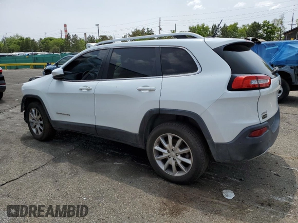 2014 Jeep Cherokee Limited with VIN 1C4PJMDS0EW140309, listed as a Copart auction lot 59203385 with 116,058 mi miles and Salvage title. Bid and sale history available at DreamBid. Image 2.
