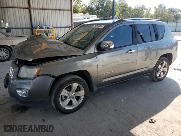 2013 Jeep Compass Sport with VIN 1C4NJCBB9DD184436, listed as a Copart auction lot 75313354 with 130,016 mi miles and Salvage Title. Bid and sale history available at carsss.com. Image 1.