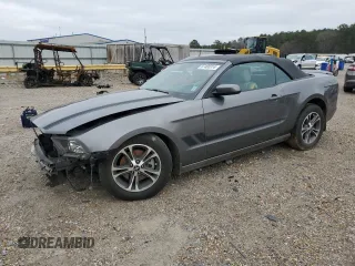 2014 Ford Mustang V6 with VIN 1ZVBP8EM1E5205591, listed as a Copart auction lot 87400314 with 102,002 mi miles and Salvage Title. Bid and sale history available at carsss.com. Image 1.