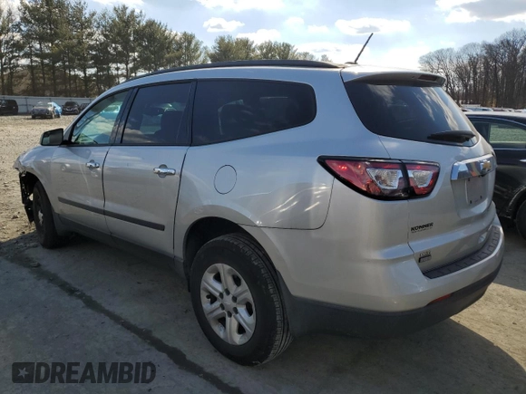 2013 Chevrolet Traverse LS with VIN 1GNKVFED1DJ259225, listed as a Copart auction lot 46888665 with 95,213 mi miles and Salvage Title. Bid and sale history available at DreamBid. Image 2.