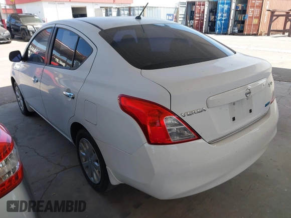 2012 Nissan Versa SV with VIN 3N1CN7AP9CL848021, listed as a IAAI auction lot 42153195 with 155,770 mi miles. Bid and sale history available at carsss.com. Image 3.