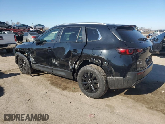2025 Mazda CX-50 S Select with VIN 7MMVABAM8SN336713, listed as a Copart auction lot 42203715 with 1,816 mi miles and Salvage Title. Bid and sale history available at DreamBid. Image 2.