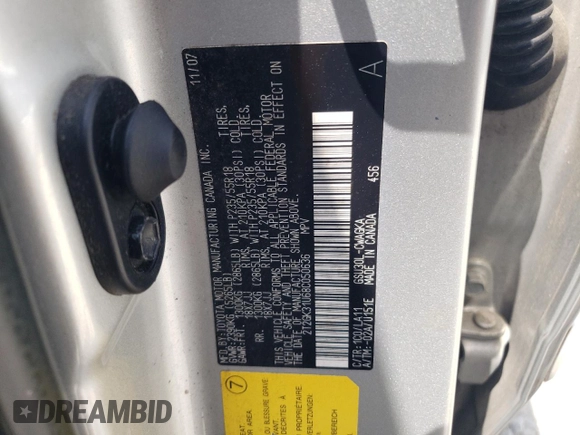2008 Lexus RX 350 with VIN 2T2GK31U68C050636, listed as a Copart auction lot 55334175 with 288,791 mi miles and Clean Title. Bid and sale history available at DreamBid. Image 13.