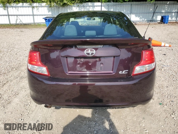 2013 Scion tC with VIN JTKJF5C70D3063931, listed as a Copart auction lot 55358365 with 109,966 mi miles and Clean Title. Bid and sale history available at carsss.com. Image 6.