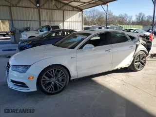 2017 Audi A7 Premium Plus with VIN WAUW2AFC6HN019918, listed as a Copart auction lot 87794145 with 47,882 mi miles and Salvage Title. Bid and sale history available at carsss.com. Image 1.