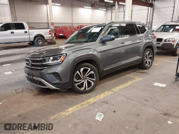 2021 Volkswagen Atlas SEL Premium z VIN 1V2TR2CA9MC589541, wystawiony jako IAAI lot #41848459 z przebiegiem 40 577 mil mil oraz . Historia ofert i sprzedaży dostępna na DreamBid. Obrazek 19.