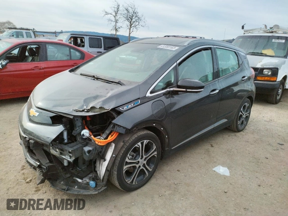2017 Chevrolet Bolt EV Premier with VIN 1G1FX6S09H4161479, listed as a Copart auction lot 41358163 with 31,628 mi miles. Bid and sale history available at carsss.com. Image 1.