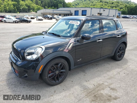 2012 MINI Countryman S with VIN WMWZC5C55CWL56879, listed as a Copart auction lot 63572725 with 86,979 mi miles and Clean title. Bid and sale history available at DreamBid. Image 1.