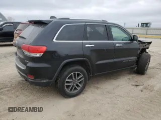 2019 Jeep Grand Cherokee Limited with VIN 1C4RJFBG6KC553318, listed as a Copart auction lot 47525375 with 146,843 mi miles and Salvage title. Bid and sale history available at DreamBid. Image 3.