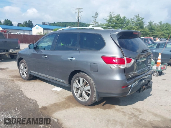 2016 Nissan Pathfinder SL with VIN 5N1AR2MM5GC613495, listed as a IAAI auction lot 42670313 with 84,118 mi miles and . Bid and sale history available at DreamBid. Image 3.