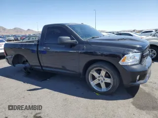2014 Ram 1500 Express with VIN 3C6JR6AT6EG235549, listed as a Copart auction lot 52744925 with 123,996 mi miles and Salvage title. Bid and sale history available at DreamBid. Image 4.