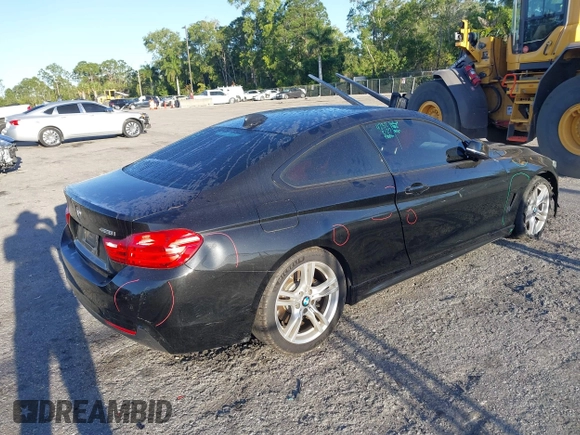 2016 BMW 4 Series 428i with VIN WBA3N7C53GK228813, listed as a IAAI auction lot 41832946 with 50,929 mi miles and . Bid and sale history available at carsss.com. Image 4.