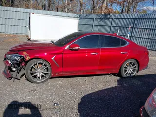 2019 Genesis G70 Advanced with VIN KMTG44LA7KU026820, listed as a IAAI auction lot 41706925 with 56,584 mi miles and . Bid and sale history available at DreamBid. Image 14.
