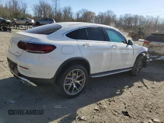 2021 Mercedes-Benz GLC with VIN W1N0J8EB4MF892643, listed as a Copart auction lot 82924654 with 25,270 mi miles and Salvage Title. Bid and sale history available at carsss.com. Image 3.