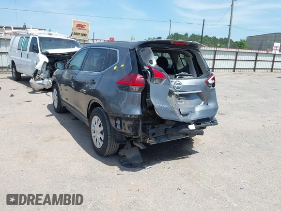 2017 Nissan Rogue SV with VIN 5N1AT2MN2HC730219, listed as a IAAI auction lot 42227960 with 49,740 mi miles and . Bid and sale history available at DreamBid. Image 3.