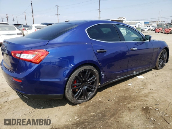 2015 Maserati Ghibli S Q4 with VIN ZAM57RTA6F1143107, listed as a Copart auction lot 68583743 with 70,264 mi miles. Bid and sale history available at carsss.com. Image 3.