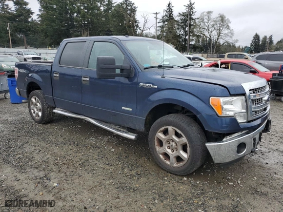 2013 Ford F-150 XL with VIN 1FTFW1ET2DFB53595, listed as a Copart auction lot 51295905 with 74,574 mi miles and Salvage Title. Bid and sale history available at carsss.com. Image 4.