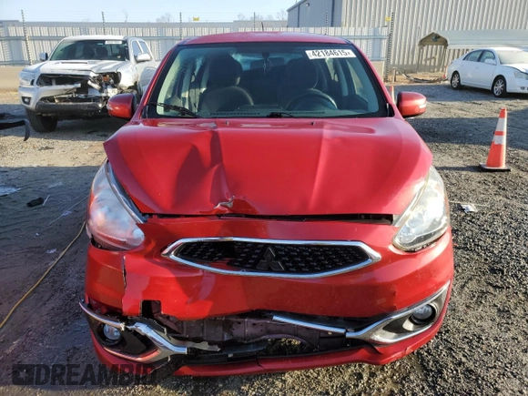 2017 Mitsubishi Mirage SE z VIN ML32A4HJ3HH017756, wystawiony jako Copart lot #42184615 z przebiegiem 124 678 mil mil oraz Szkoda całkowita • Salvage title. Historia ofert i sprzedaży dostępna na DreamBid. Obrazek 5.