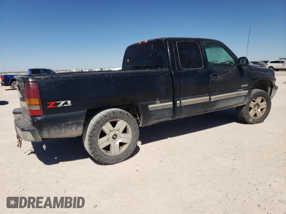 2001 Chevrolet Silverado 1500 LS with VIN 2GCEK19T311166246, listed as a Copart auction lot 46869555 with 327,121 mi miles and Salvage Title. Bid and sale history available at DreamBid. Image 3.