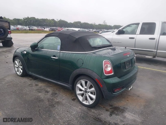 2013 MINI Cooper Roadster S with VIN WMWSY3C56DT593570, listed as a IAAI auction lot 41417078 with NaN miles. Bid and sale history available at carsss.com. Image 3.