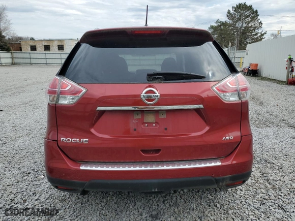 2016 Nissan Rogue S with VIN JN8AT2MV1GW145895, listed as a Copart auction lot 53757005 with 211,265 mi miles and Clean Title. Bid and sale history available at carsss.com. Image 6.