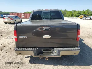 2006 Ford F-150 XLT with VIN 1FTPW12566FA46546, listed as a Copart auction lot 52697455 with 153,515 mi miles and Salvage Title. Bid and sale history available at DreamBid. Image 6.