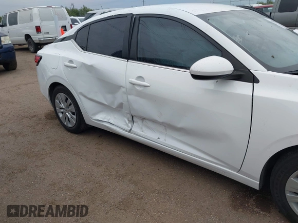 2023 Nissan Sentra S with VIN 3N1AB8BVXPY304476, listed as a IAAI auction lot 41048714 with 24,442 mi miles and . Bid and sale history available at DreamBid. Image 6.