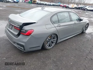 2020 BMW 7 Series 750i xDrive with VIN WBA7U2C04LGM27104, listed as a IAAI auction lot 41757796 with 10,174 mi miles and . Bid and sale history available at carsss.com. Image 4.