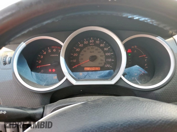 2008 Toyota Tacoma PreRunner with VIN 3TMJU62N68M063729, listed as a Copart auction lot 59048205 with 284,808 mi miles and Salvage title. Bid and sale history available at DreamBid. Image 9.