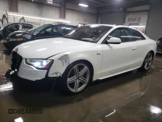 2014 Audi S5 Premium Plus with VIN WAUCGAFR2EA019121, listed as a Copart auction lot 88404835 with 71,339 mi miles and Salvage Title. Bid and sale history available at carsss.com. Image 1.