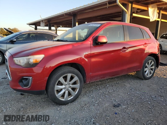 2015 Mitsubishi Outlander Sport 2.4 ES with VIN 4A4AR3AW7FE027506, listed as a Copart auction lot 82420494 with 145,445 mi miles and Salvage Title. Bid and sale history available at carsss.com. Image 1.