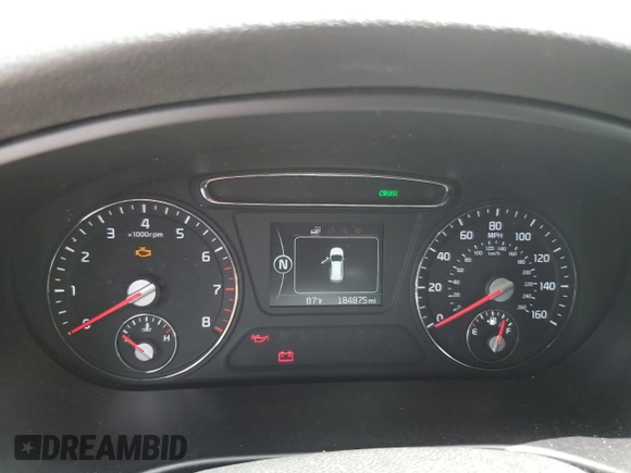 2018 Kia Sorento LX with VIN 5XYPG4A56JG350014, listed as a Copart auction lot 55232835 with 184,875 mi miles and Clean Title. Bid and sale history available at DreamBid. Image 9.