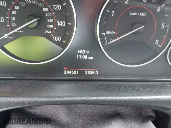 2014 BMW 3 Series 328d with VIN WBA3D3C51EK155031, listed as a IAAI auction lot 42149784 with 204,521 mi miles and . Bid and sale history available at carsss.com. Image 7.