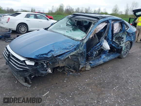 2019 Volkswagen Jetta S with VIN 3VWC57BU5KM227849, listed as a IAAI auction lot 42184572 with 43,234 mi miles and . Bid and sale history available at DreamBid. Image 6.