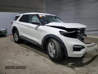 2020 Ford Explorer XLT with VIN 1FMSK8DH8LGC55228, listed as a Copart auction lot 47420315 with Not Provided miles and Salvage Title. Bid and sale history available at DreamBid. Image 4.