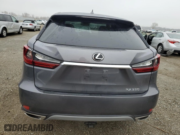2021 Lexus RX with VIN 2T2AZMDA9MC258139, listed as a Copart auction lot 85681114 with 42,506 mi miles and Salvage Title. Bid and sale history available at carsss.com. Image 6.