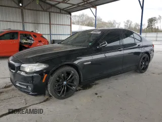 2016 BMW 5 Series 528i with VIN WBA5A5C52GG354446, listed as a Copart auction lot 49555645 with 98,805 mi miles and Clean Title. Bid and sale history available at carsss.com. Image 1.