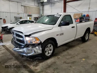 2018 Ram 1500 Tradesman z VIN 3C6JR6DT3JG181018, wystawiony jako Copart lot #57767115 z przebiegiem 146 687 mil mil oraz Nie do naprawy • Non repairable. Historia ofert i sprzedaży dostępna na DreamBid. Obrazek 1.
