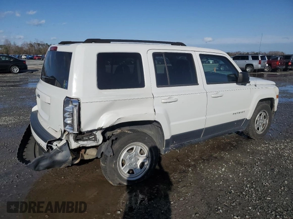 2014 Jeep Patriot Sport with VIN 1C4NJRBB5ED809144, listed as a Copart auction lot 47925995 with 141,888 mi miles and Salvage Title. Bid and sale history available at carsss.com. Image 3.