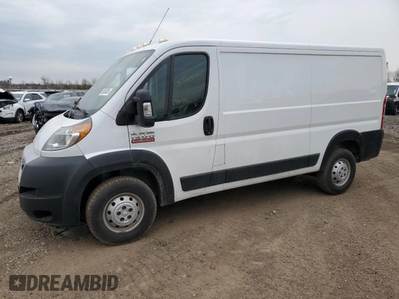 2019 Ram ProMaster Cargo with VIN 3C6TRVAG6KE503187, listed as a Copart auction lot 50260305 with 176,451 mi miles and Salvage Title. Bid and sale history available at carsss.com. Image 1.